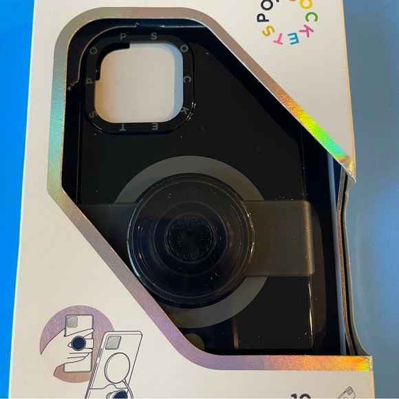 iPhone 13 - Popsockets MagSafe PopCase (TRANSLUCENT BLACK) - Picture 2 of 4